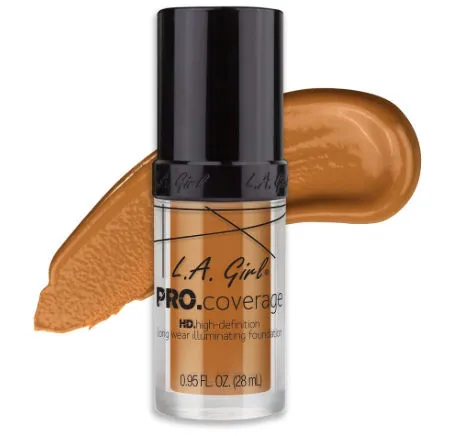 L.A Girl Pro Coverage Illuminating Liquid Foundation - Bronze