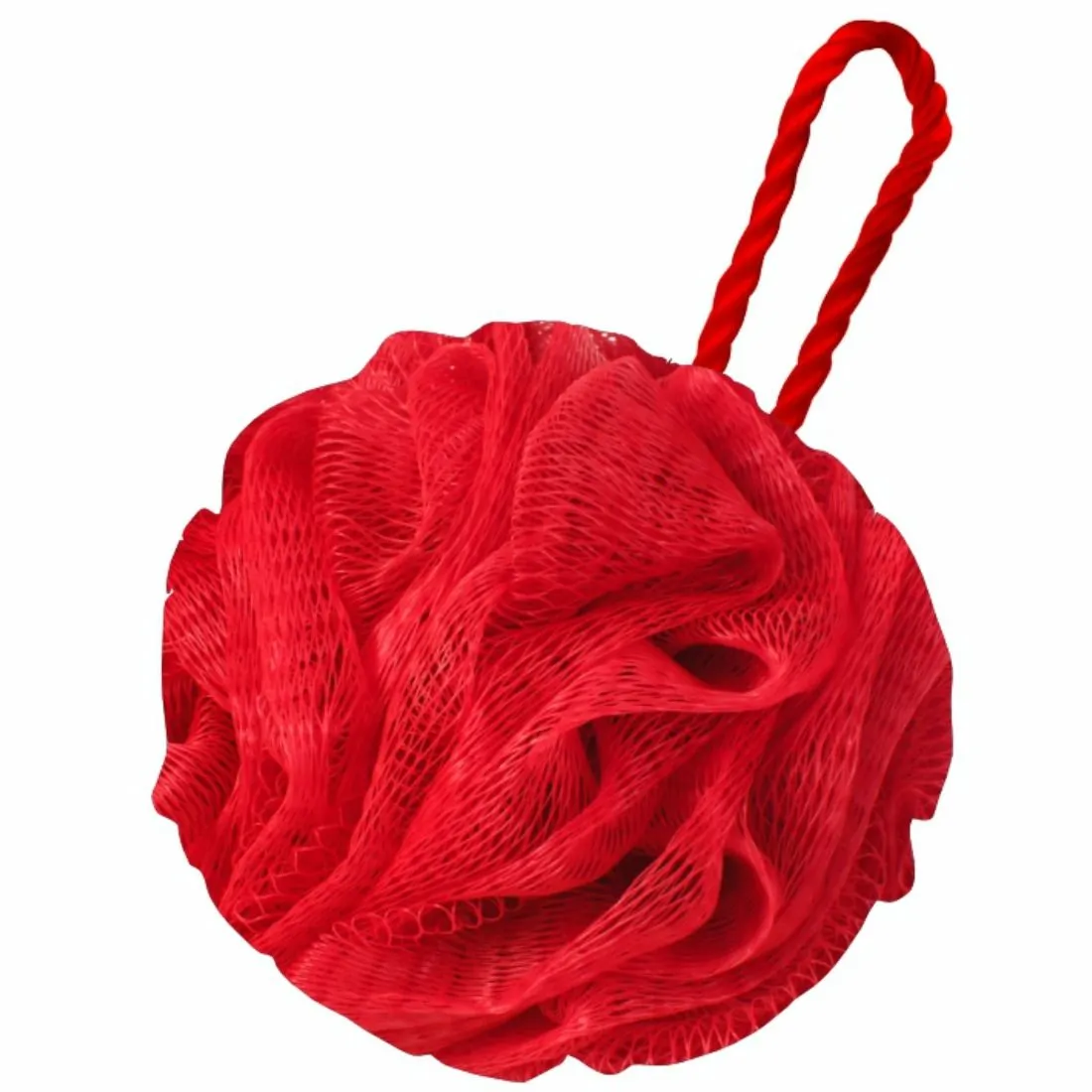 GUBB Luxe Bath Sponge Round Loofah For Women & Men - Coral