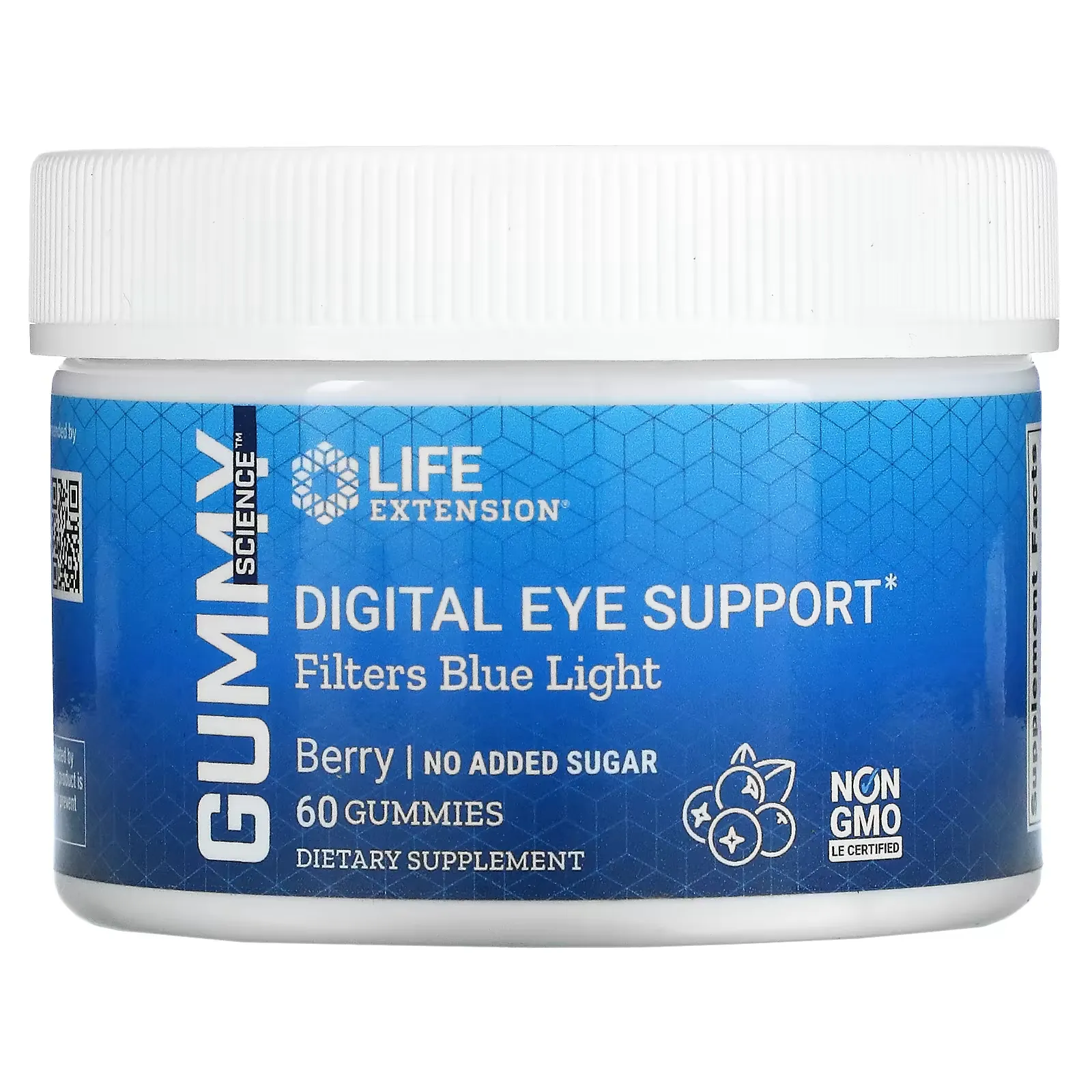 Digital Eye Support, Filters Blue Light, Berry, 60 Gummies