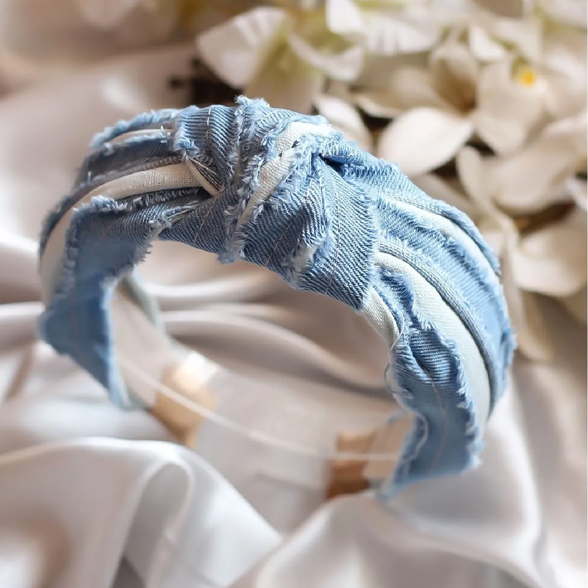 Bellofox Denim Knot Headband