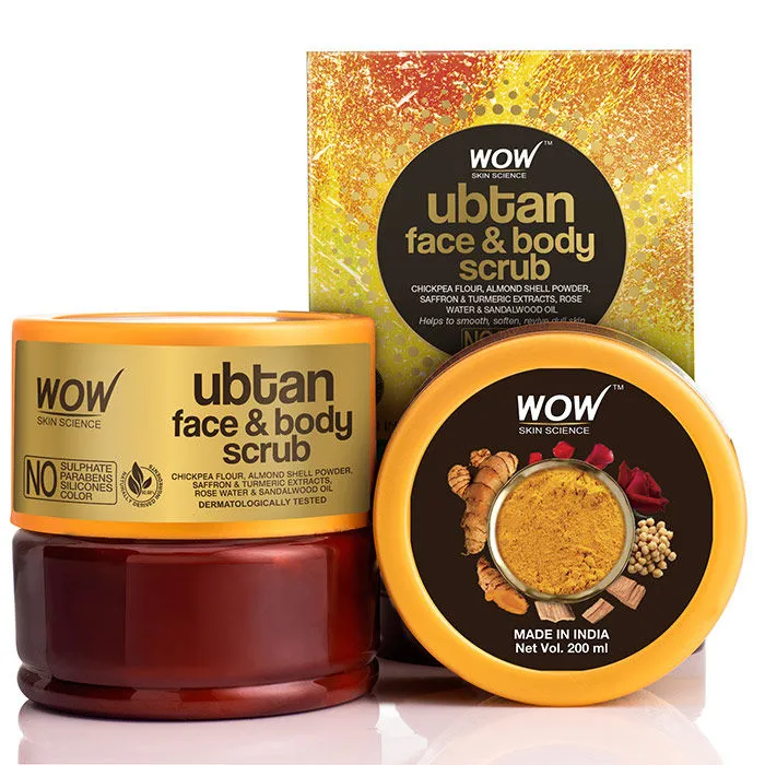 WOW Skin Science Ubtan Face & Body Scrub