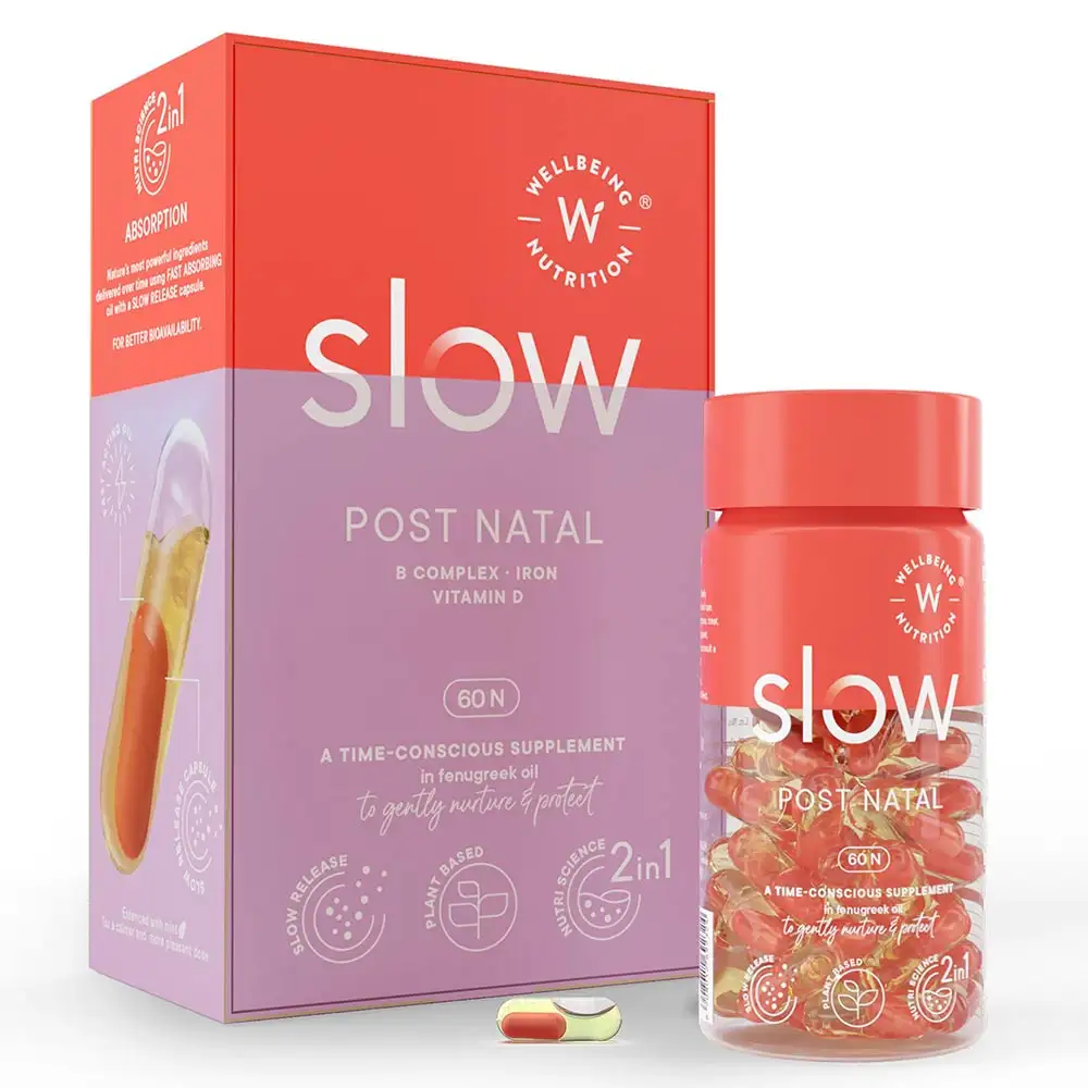 Wellbeing Nutrition Slow Post Natal,  60 capsules  Unflavoured