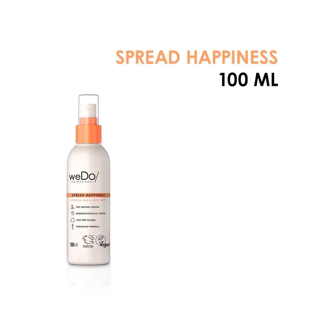 weDo Professional Spread Happiness Hair & Body Mist - Vegan, Silicone Free, Eco Friendly