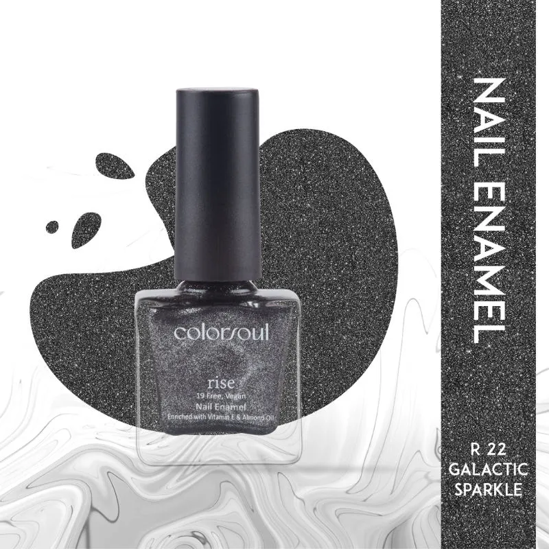 ColorSoul Rise Nail Enamel - Galactic Sparkle