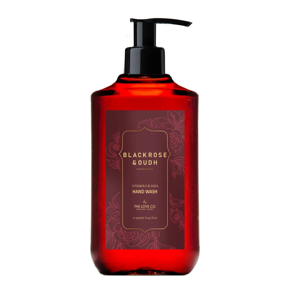 The Love Co. Organic Luxury Black Rose & Oudh Vitamin E & Shea Hand Wash