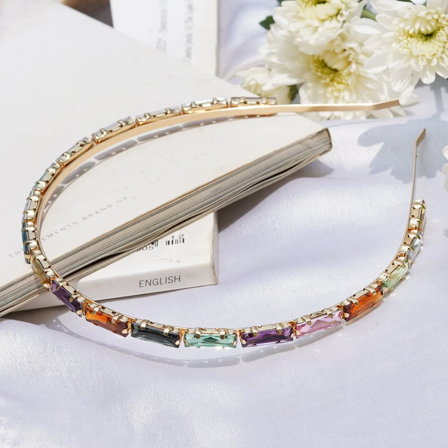 Joker & Witch Tiara Multicolored Crystal Headband For Women