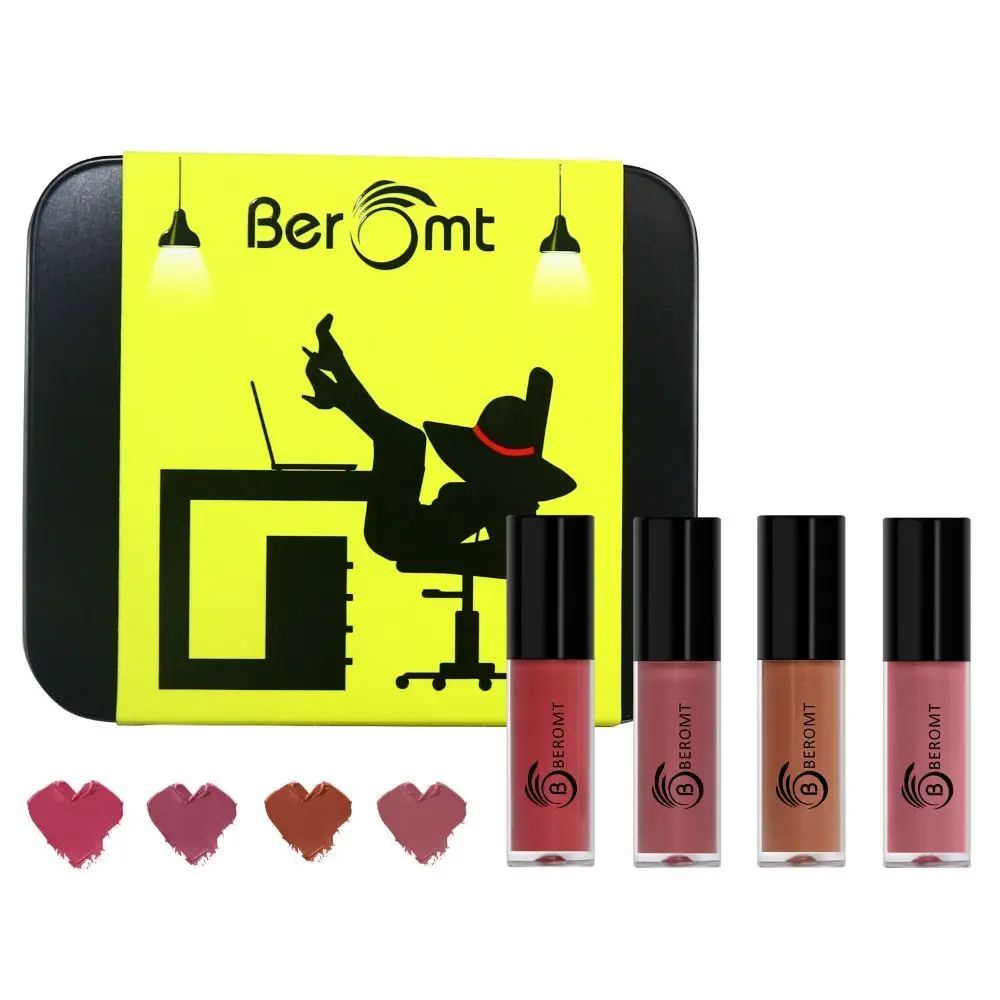 BEROMT OFFICE MINI MATTE LIPSTICK - SET OF 4