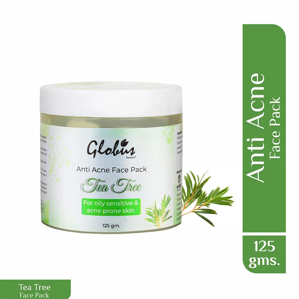 Globus Naturals Tea Tree Anti Acne Face Pack