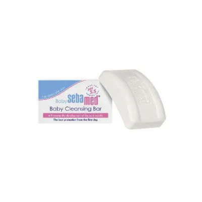 Sebamed Baby Cleansing Bar, PH 5.5, With Panthenol, No Tears & Soap Free Bar, For Delicate Skin