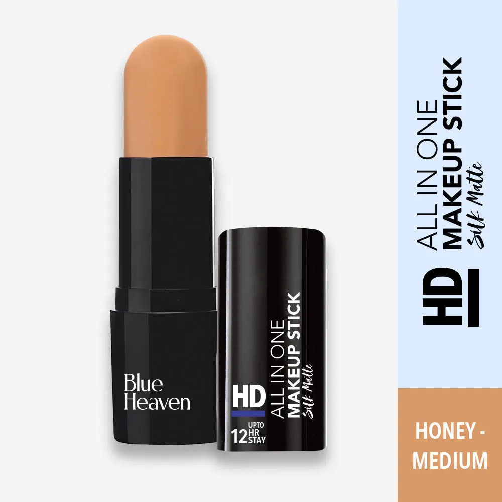 Blue Heaven HD All In One Make up Stick,Honey - Medium, 10gm