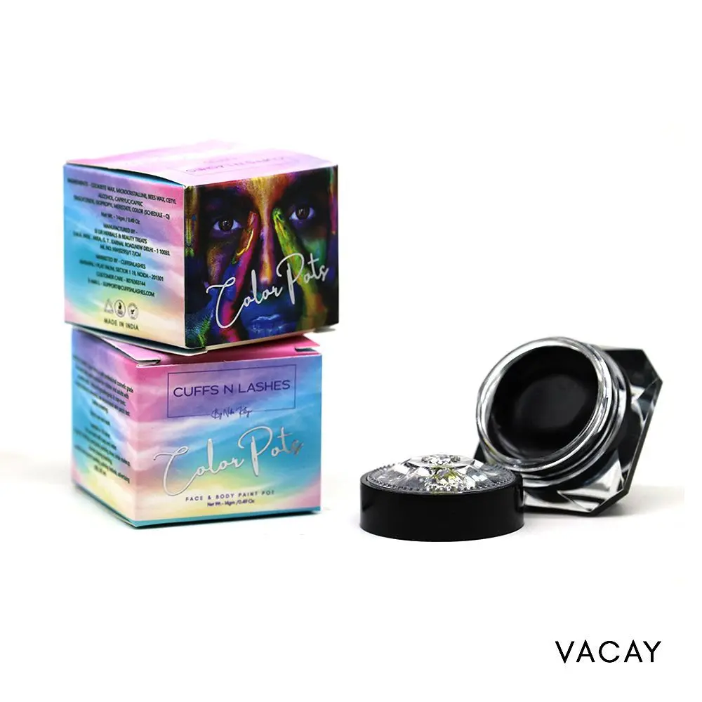 Cuffs N Lashes Color Pots, Vacay