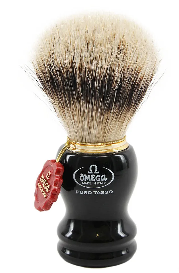 Omega 618 Silvertip Badger Shaving Brush