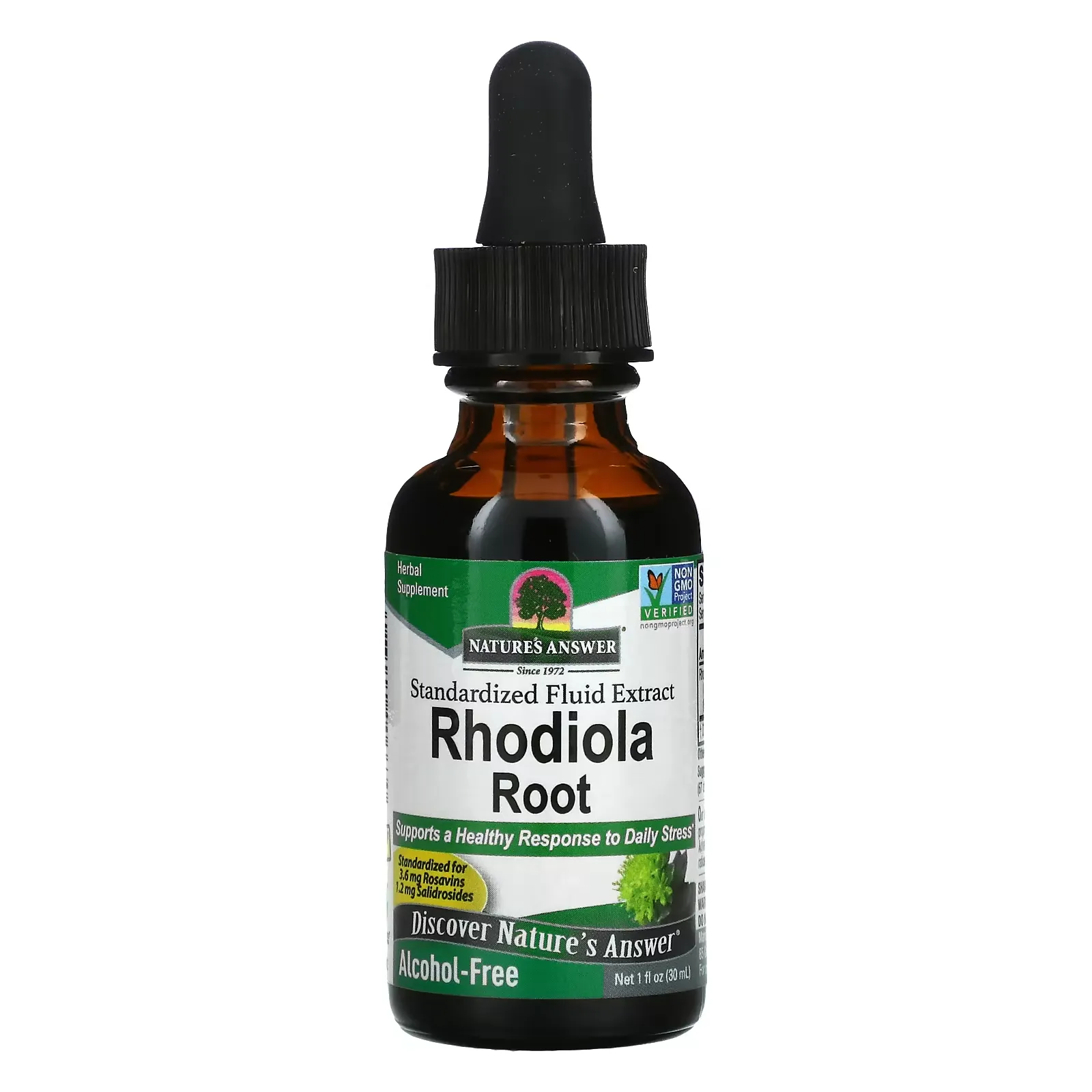 Rhodiola Root, Standardized Fluid Extract, Alcohol-Free, 1 fl oz (30 ml)