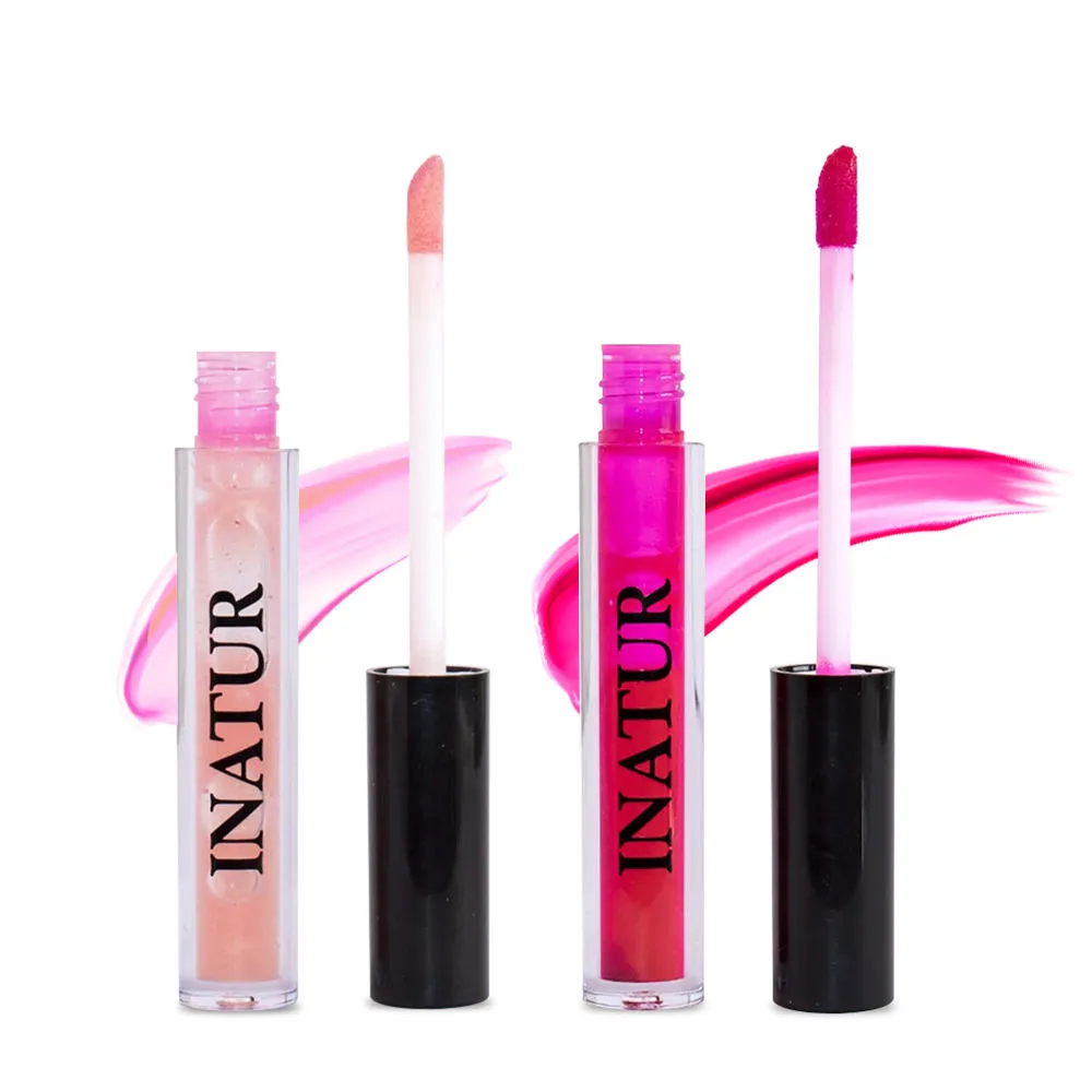 Inatur Lip Gloss Angelic & Glam Pink