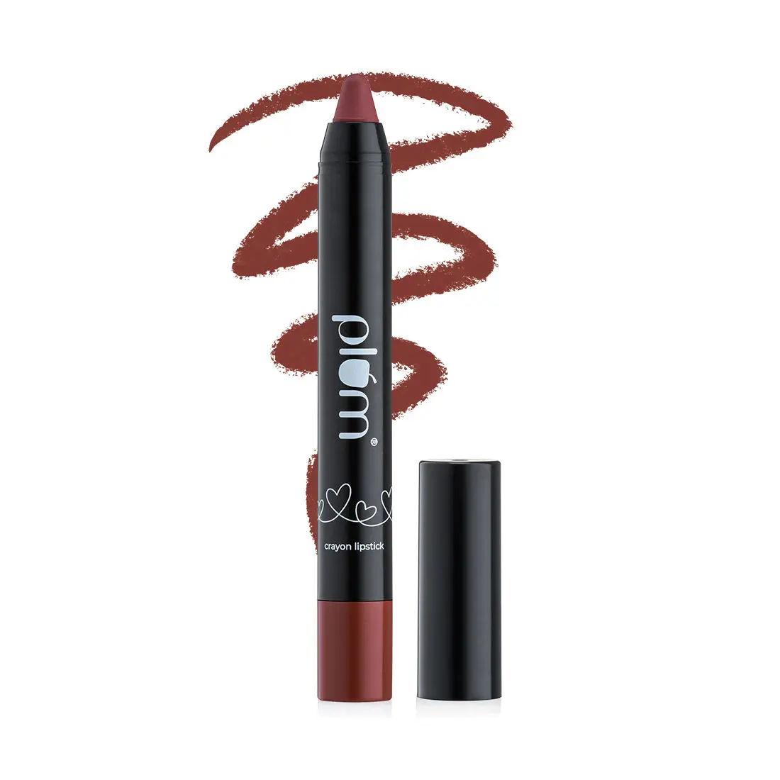 Plum Twist & Go Matte Lipstick | Ceramides + Hyaluronic Acid | Airbrushed Finish | Long Lasting | 100% Vegan & Cruelty-Free | Pink It On - 127 (Vintage Rose)