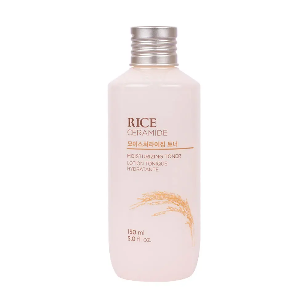 The Face Shop Rice & Ceramide Moisturizing Toner, Face toner to moisturize & brighten skin 150 ml