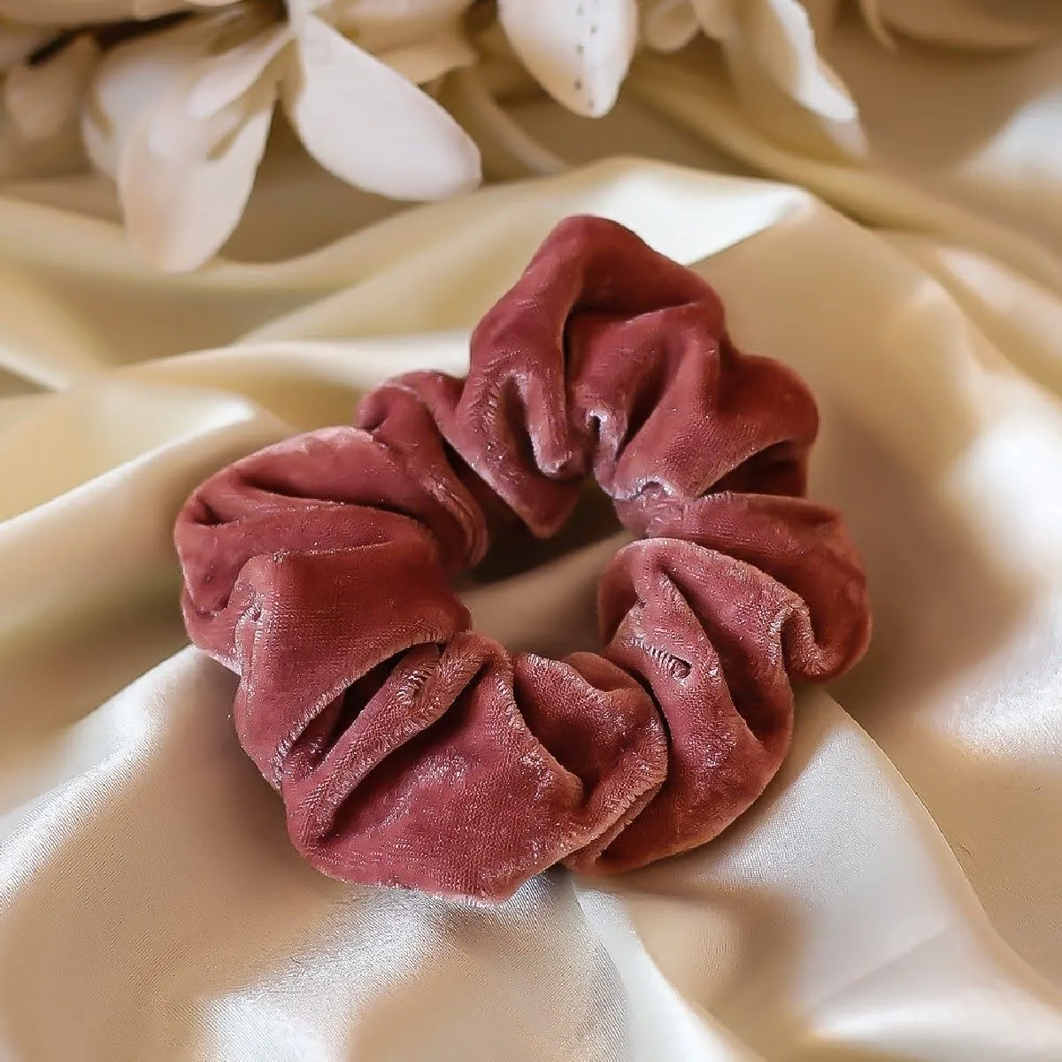 Bellofox Blush Velvet Scrunchie