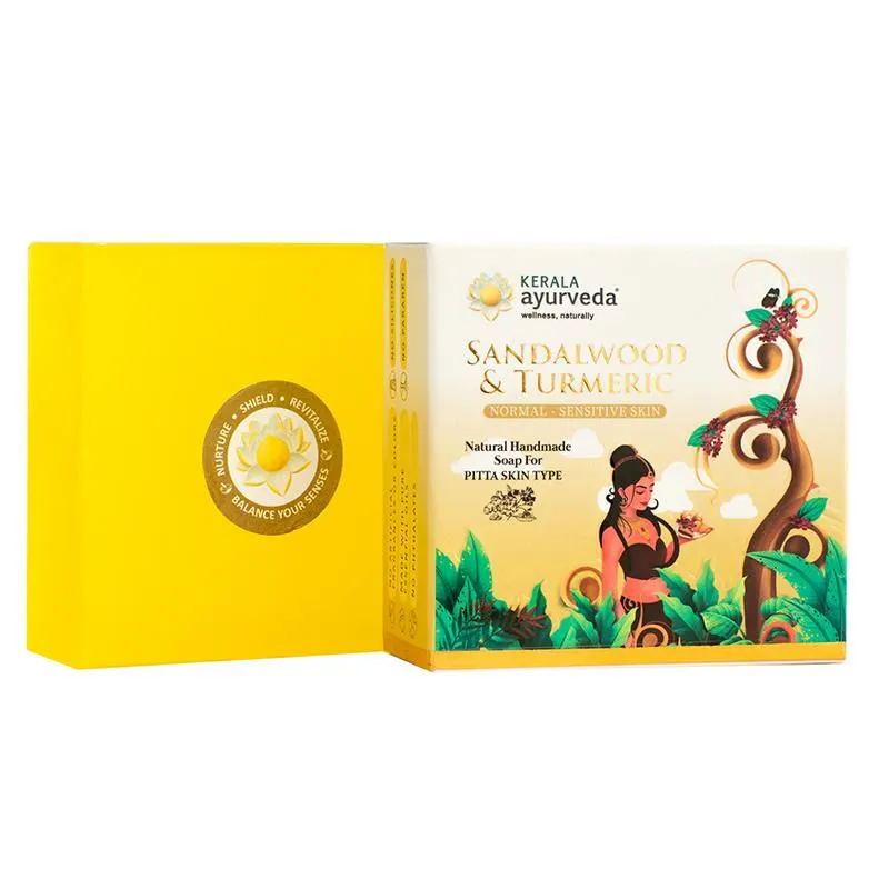 Kerala Ayurveda Sandalwood & Turmeric Soap