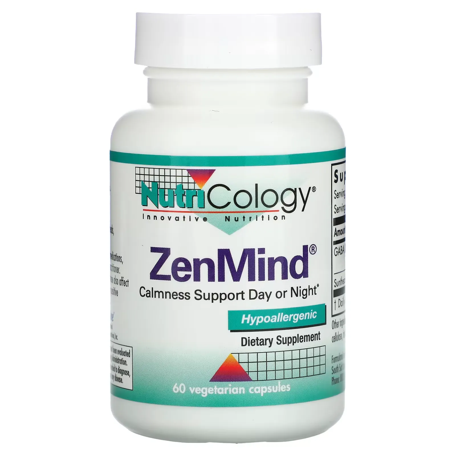 ZenMind, 60 Vegetarian Capsules