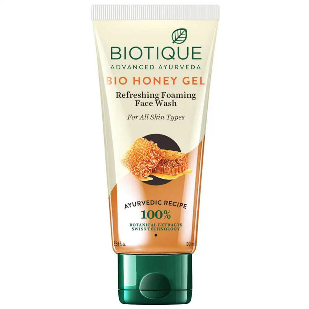 Biotique Bio Honey Gel Refreshing Foaming Face Wash,  100 ml  All Skin Types