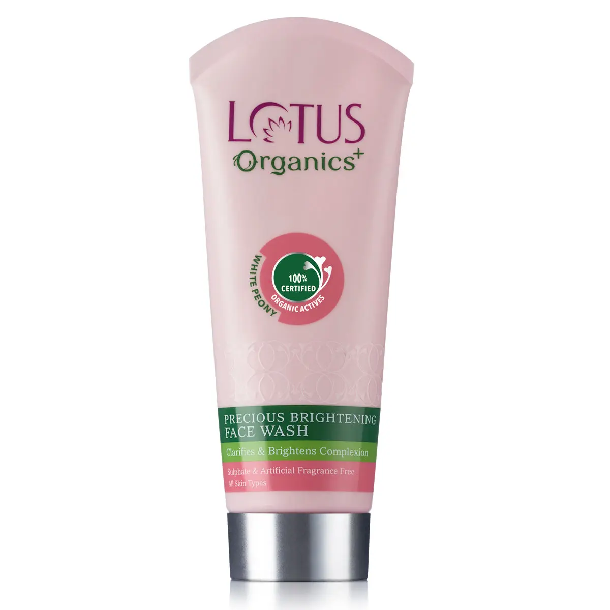 Lotus Organics+ Precious Brightening Face Wash | For Skin Hydration & Brightening | Chemical Free & Organic | 100g