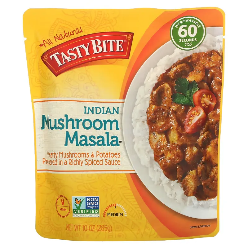 Indian Mushroom Masala, Medium, 10 oz (285 g)