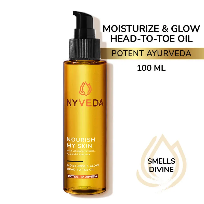 Nyveda Nourish My Skin Moisturise & Glow Head to Toe Oil