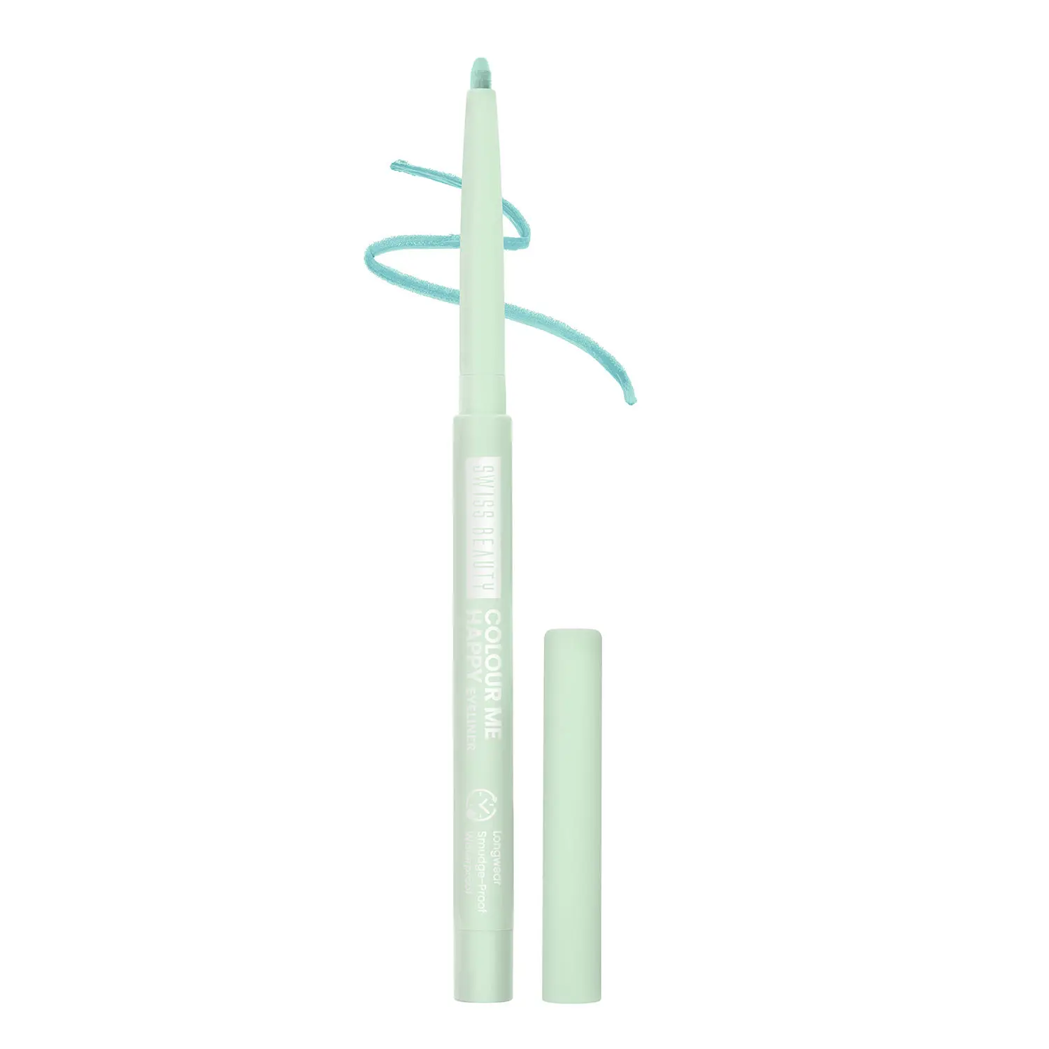 Swiss Beauty Colour Me Happy Eyeliner | Waterproof & Smudge-Proof | Long-Lasting |7-Turquoise Orchid 0.4 gm