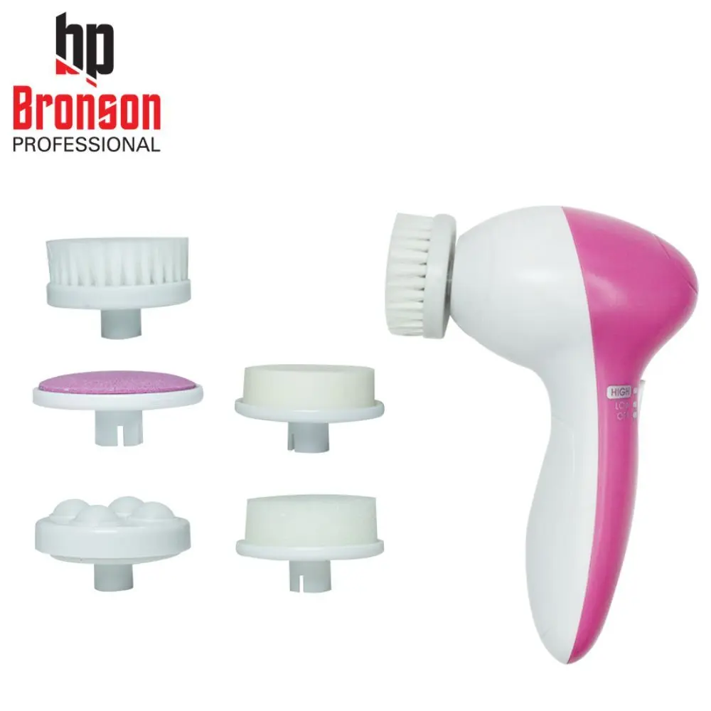 Bronson Professional 5 In 1 Body And Face Compact Beauty Care Massage And Exfoliation Tool (color may vary)