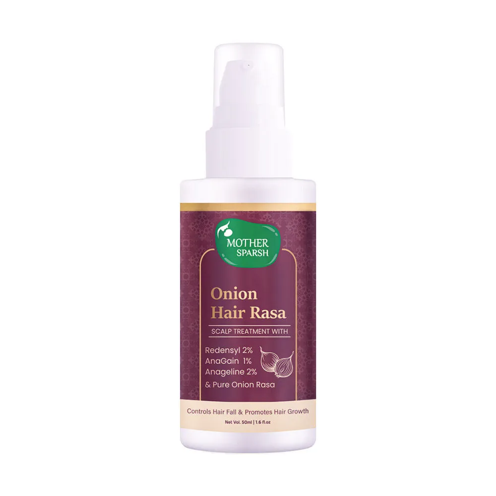 Mother Sparsh Onion Hair Rasa, Hair Serum With Redensyl, Anagain & Anageline For Hair Regrowth