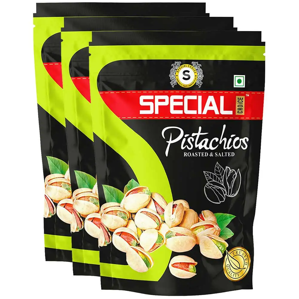 Special Choice Pistachio,  Roasted & Salted California (Pack of 3)  250 g