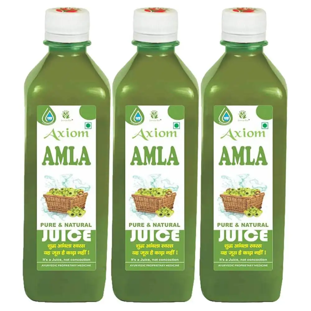 Jeevan Ras Amla Juice,  Unflavoured Pack of 3  1 L