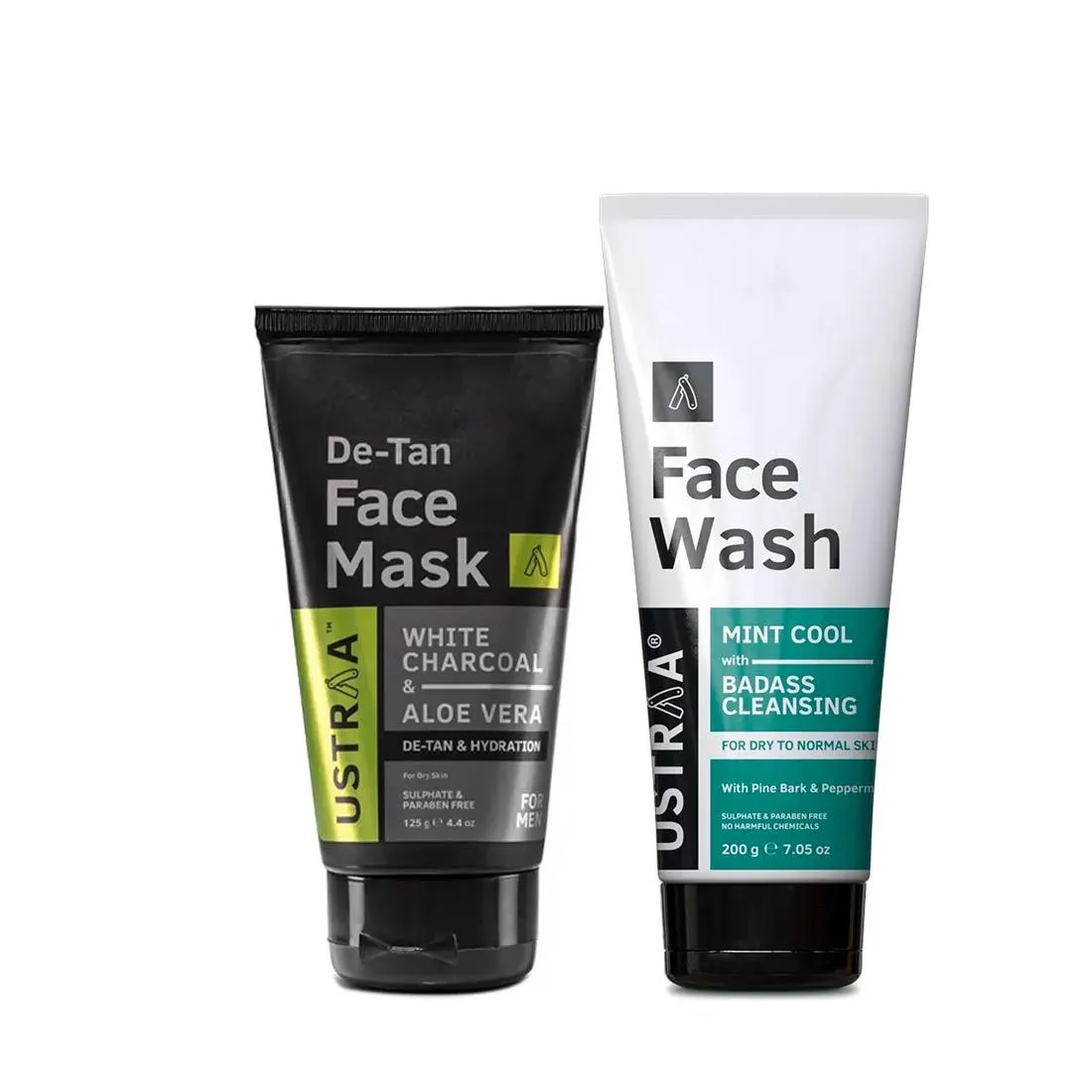 Ustraa Face Mask Dry Skin & Face Wash Dry Skin