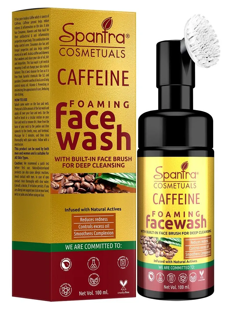 Spantra Caffeine Foaming Face Wash