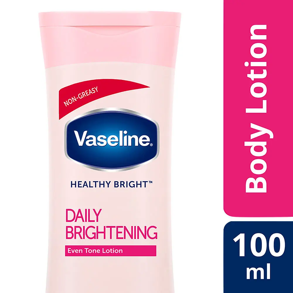 Vaseline Healthy Bright Daily Brightening Body Lotion, For Healthy & Glowing Skin, 100 ml