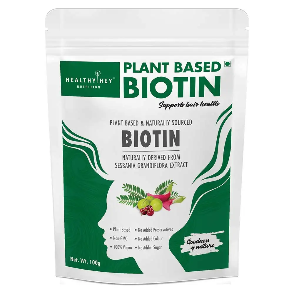 HealthyHey Nutrition Plant Based Biotin,  100 g  Unflavoured