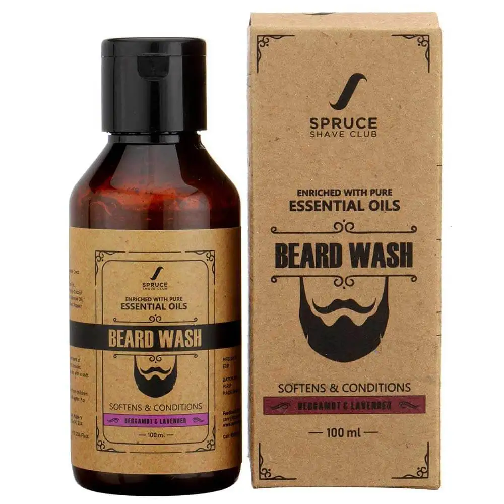 Spruce Shave Club Beard Wash,  100 ml  Bergamot & Lavender