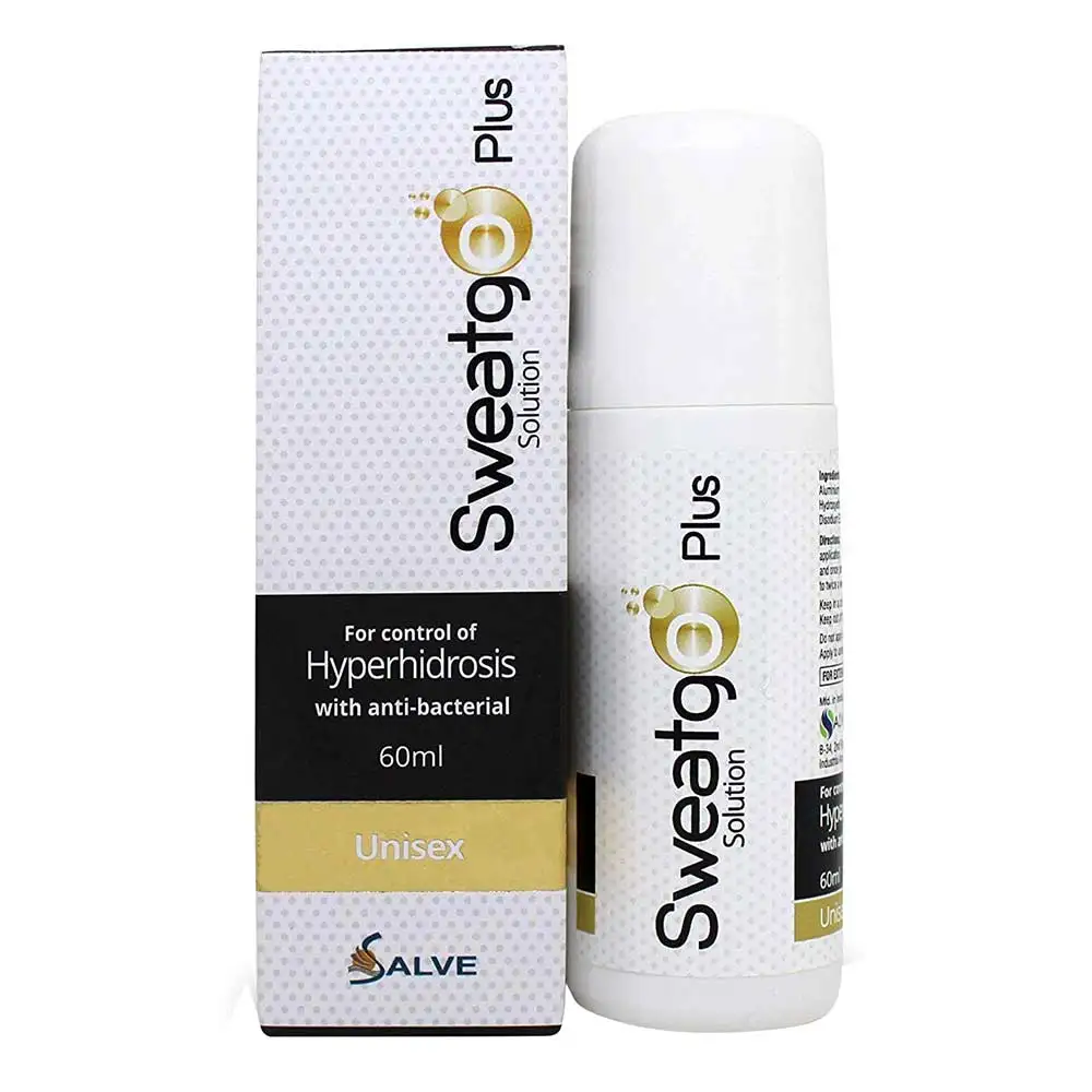 Salve Sweatgo Plus Solution,  60 ml  for Men and Women