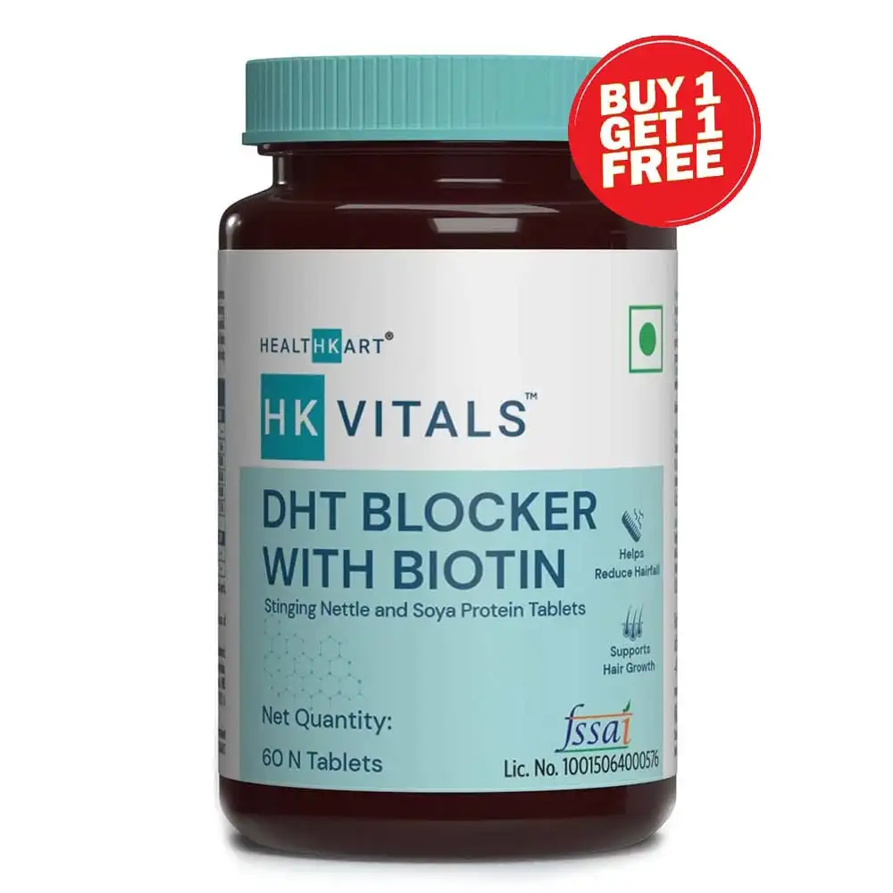 Healt HK Vitals DHT Blocker with Biotin,  60 tablet(s)  Unflavoured