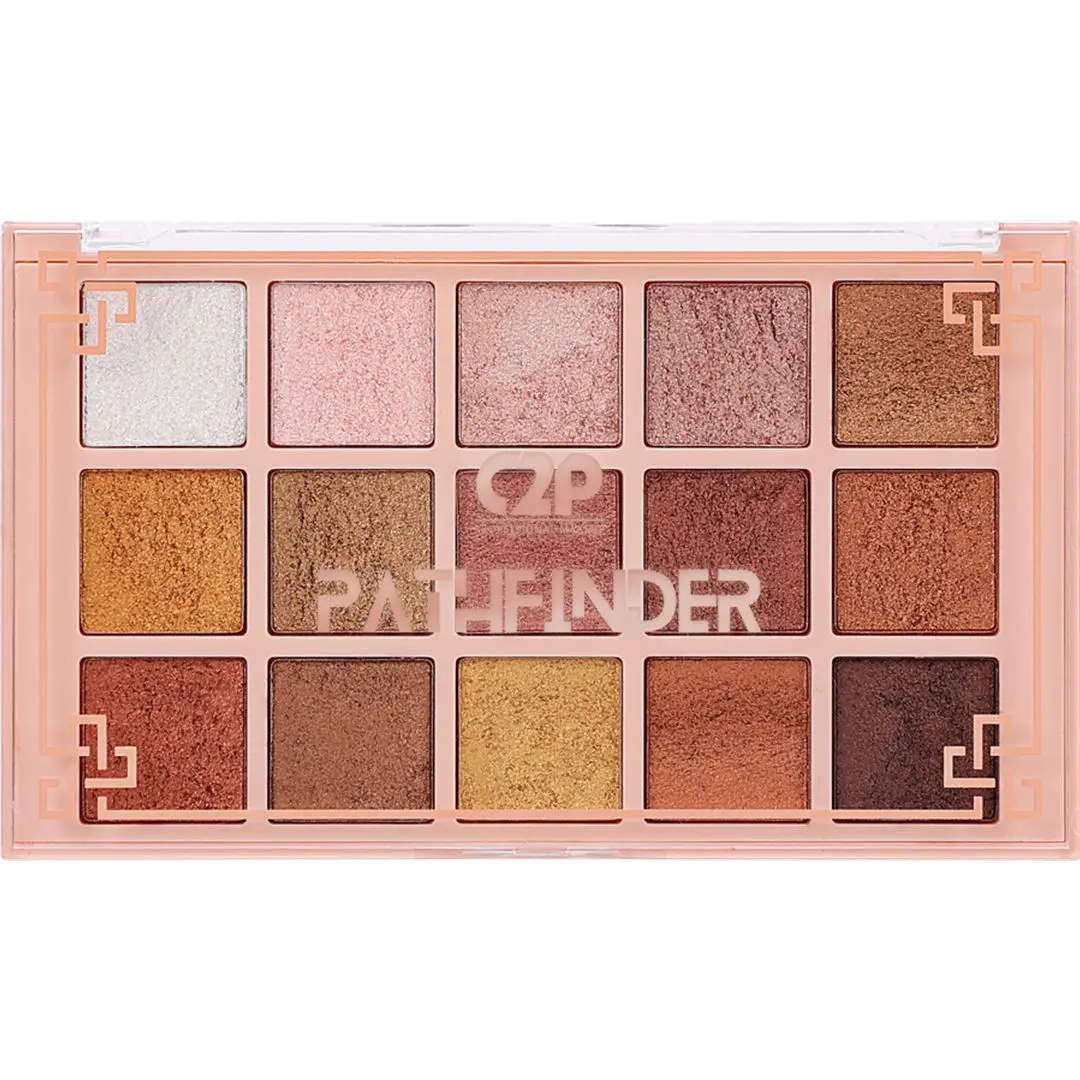 C2P Pro Pathfinder 15 Color Eye Shadow Palette - Rigid Rose 05