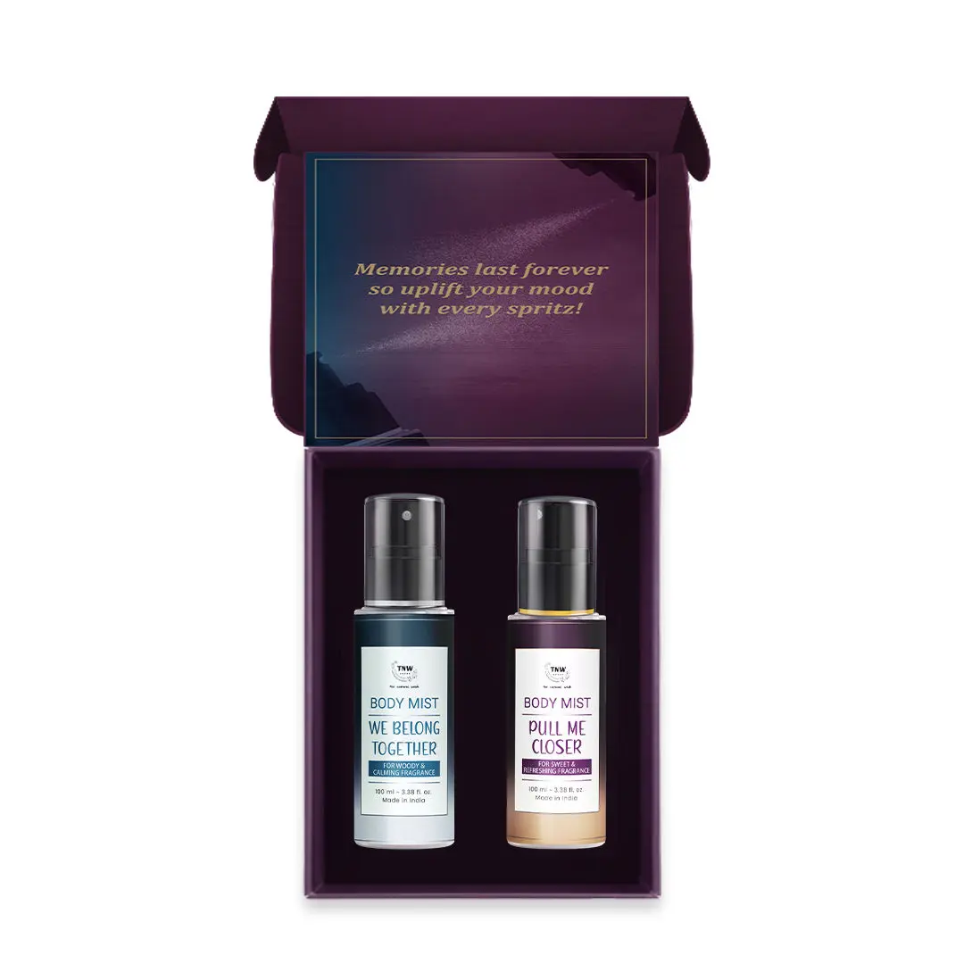 TNW – The Natural Wash Body Mists | A Duo Of Sweet & Spicy Fragrance | For Long-lasting freshness