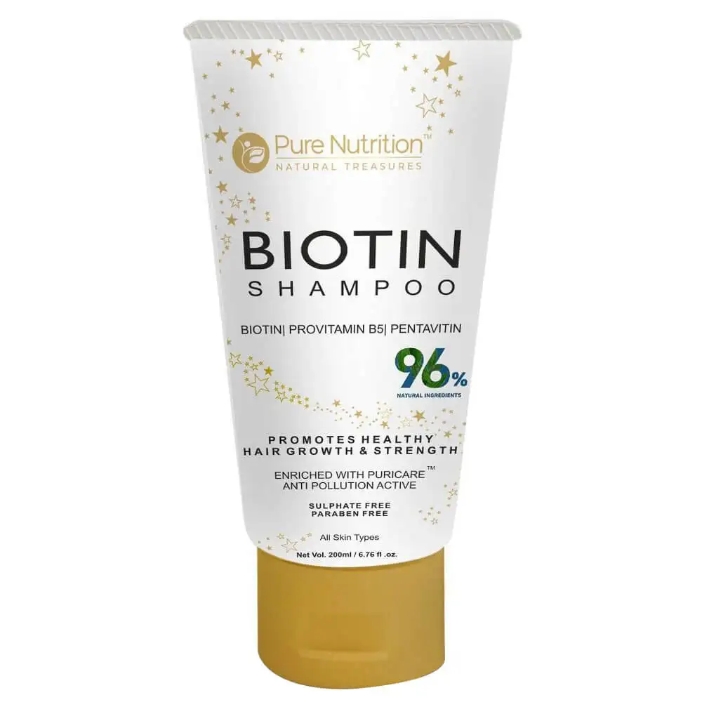 Pure Nutrition Biotin Shampoo,  200 ml  for All Skin Type