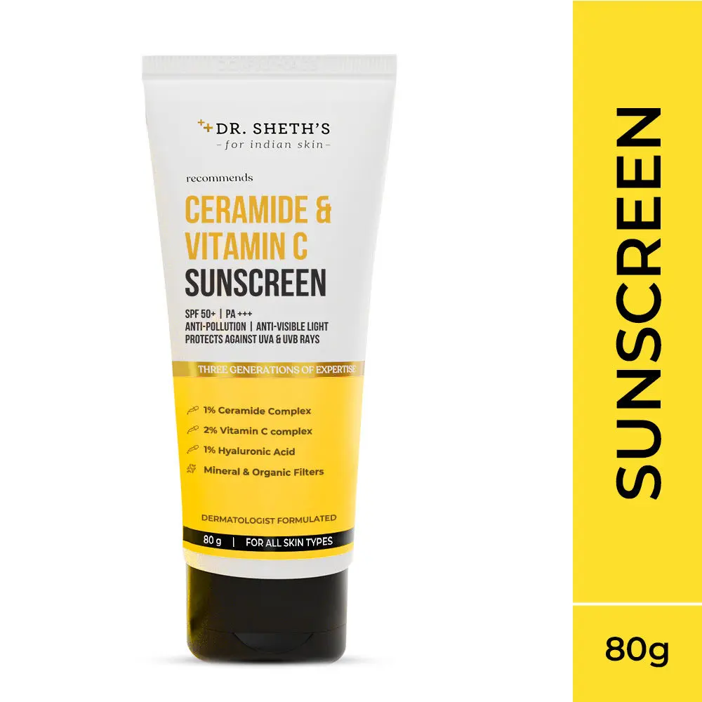 Dr. Sheth’s Ceramide & Vitamin C Sunscreen - 80g