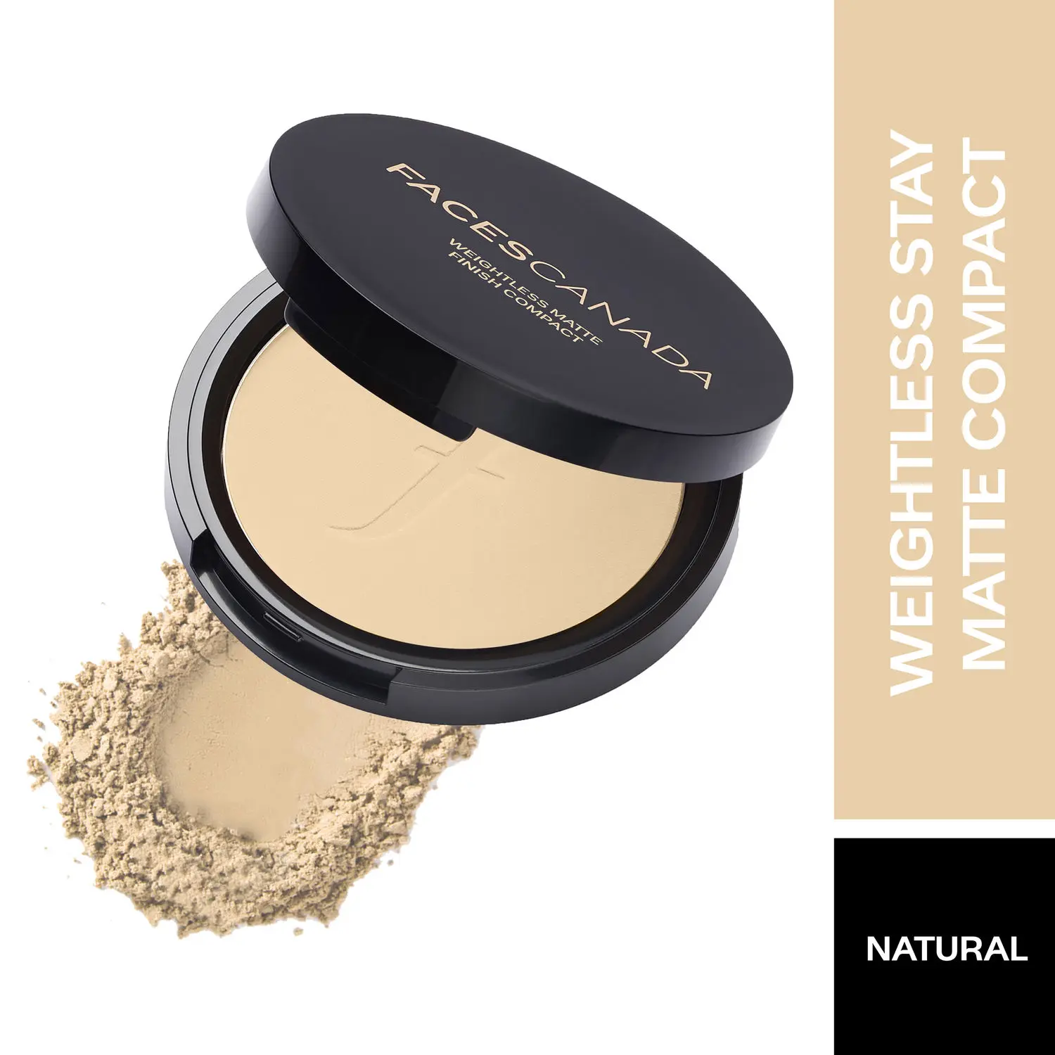 Faces Canada Eye & Face Combo - Magneteyes Kajal + Weightless Compact (Natural)