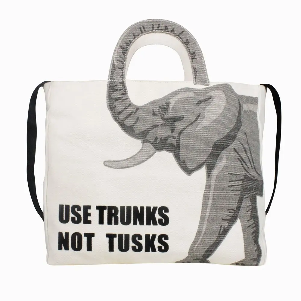 Colorbar Co-Earth The Trumpet Tote - Cloud White (740 g)