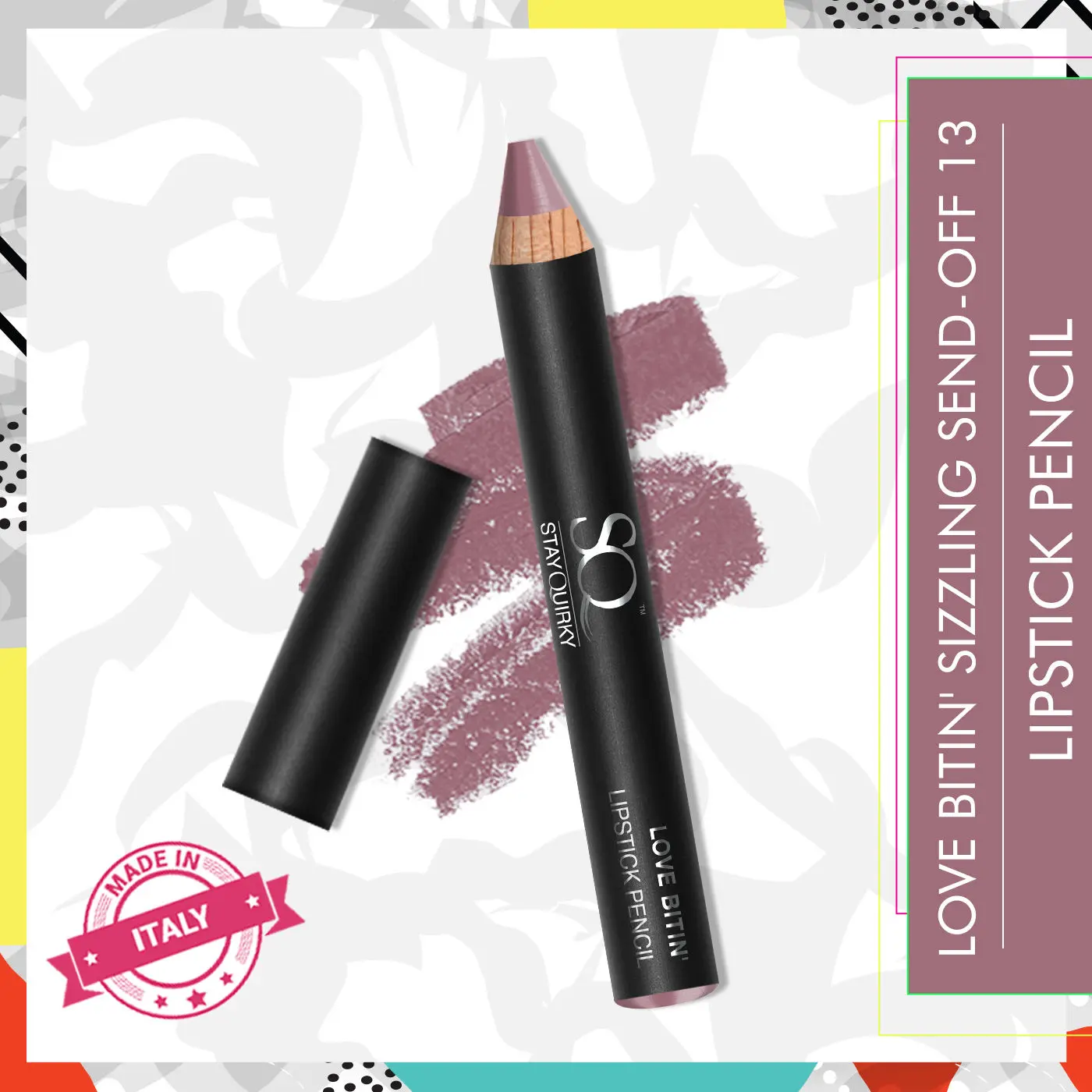 Stay Quirky Mini Lip Crayon | Lipstick Pencil | Lipstick - Love Bitin' Sizzling Send-off 13 (2.1g)