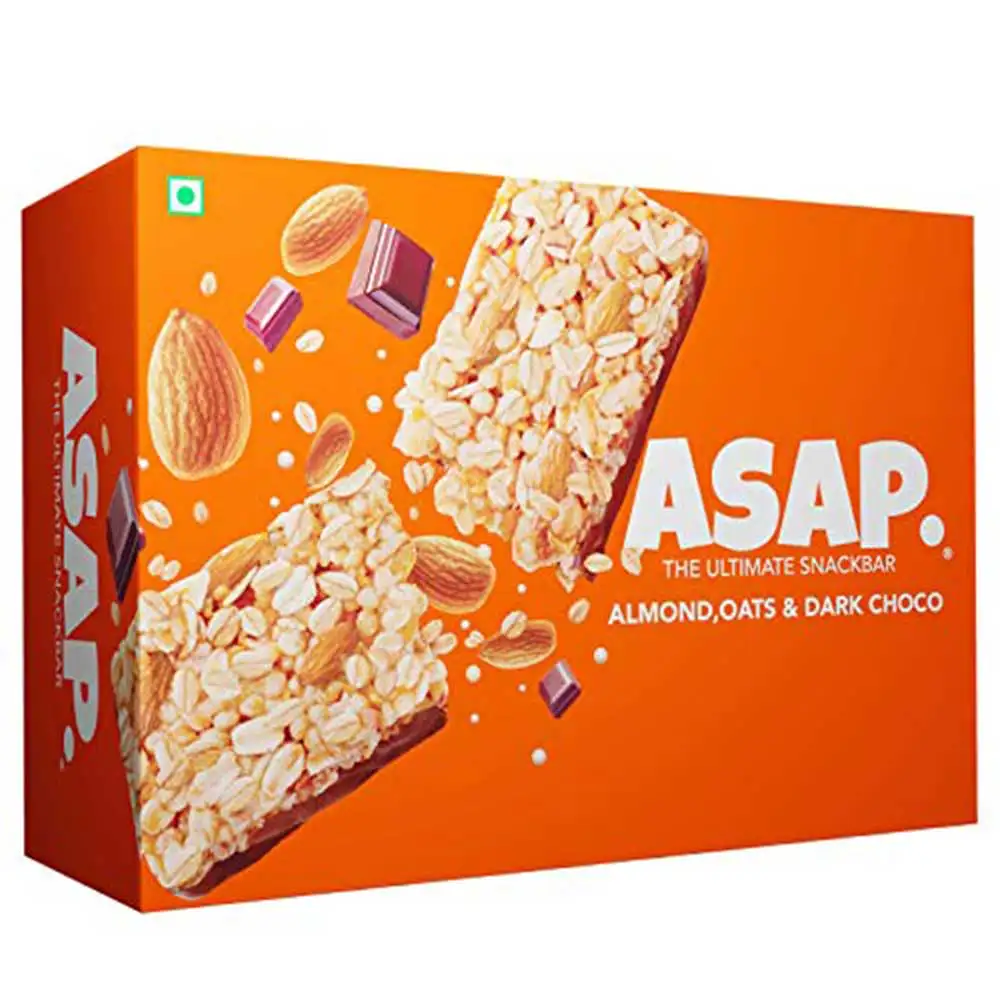 ASAP Healthy Granola Bars,  6 bar(s)  Almond Oats & Dark Choco