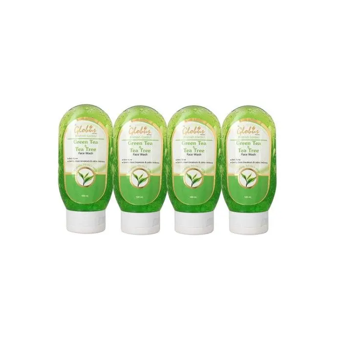 Globus Green Tea & Tea Tree Face Wash (100 ml) Pack Of 4