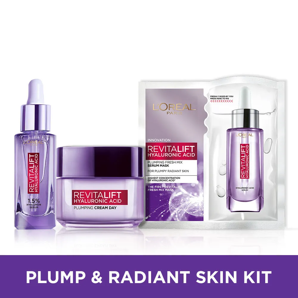 L'Oreal Paris Plump & Radiant Kit