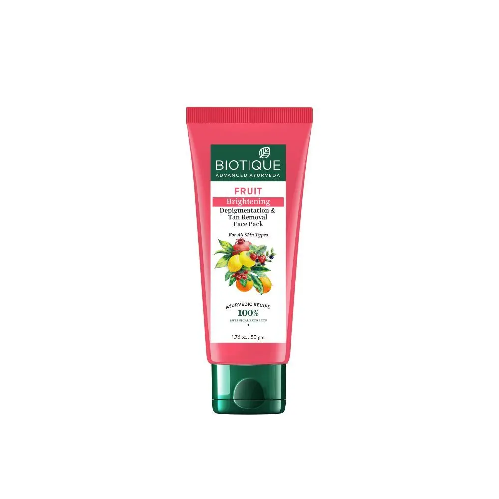 Biotique Bio Fruit Brightening, Depigmentation & Tan Removal Face Pack (50gm)